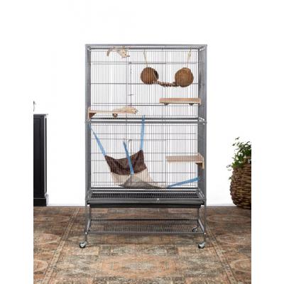 Prevue Hendryx  Flight Bird Cage - Black