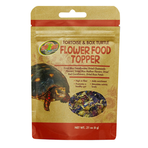 Zoo Med Tortoise & Box Turtle Flower Food Topper