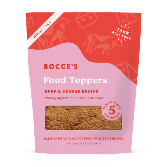 Bocce's Bakery Beef & Cheese Food Topper